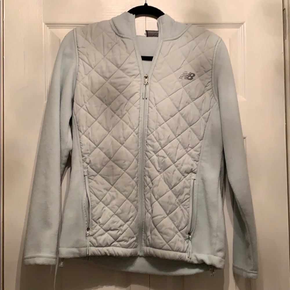 WORN ONCE new balance fleece zip up